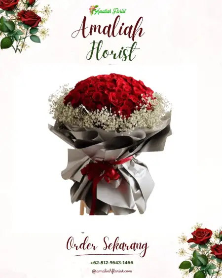 Buket Bunga Air Santok